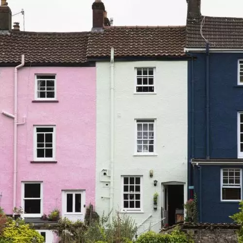 row of colourful georgian terraced houses in royalty free image 1582200980