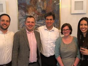 Group shot with Miliband